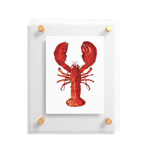 Artume Studio Watercolor Lobster 1 Floating Acrylic Print