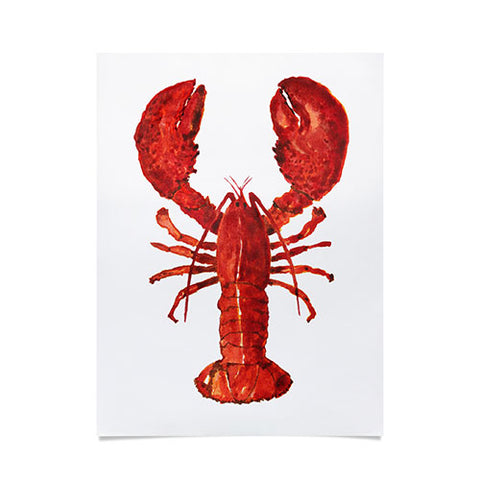 Artume Studio Watercolor Lobster 1 Poster