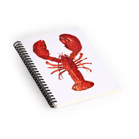 Artume Studio Watercolor Lobster 1 Spiral Notebook