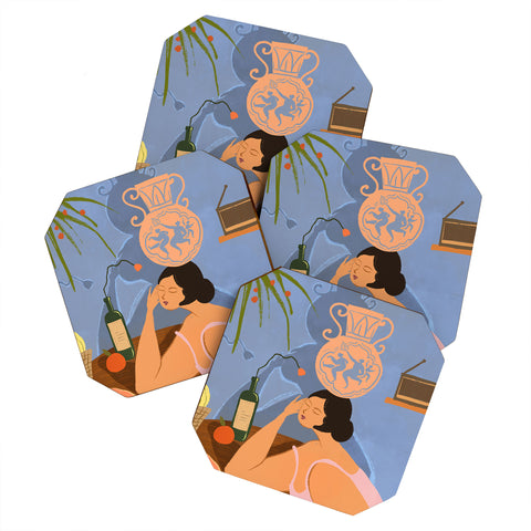 artyguava Be Still Coaster Set