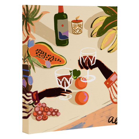 artyguava Cheers to You Art Canvas