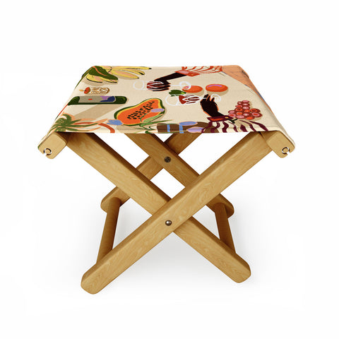 artyguava Cheers to You Folding Stool