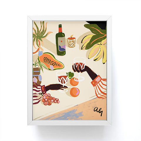 artyguava Cheers to You Framed Mini Art Print