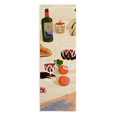 artyguava Cheers to You Yoga Towel