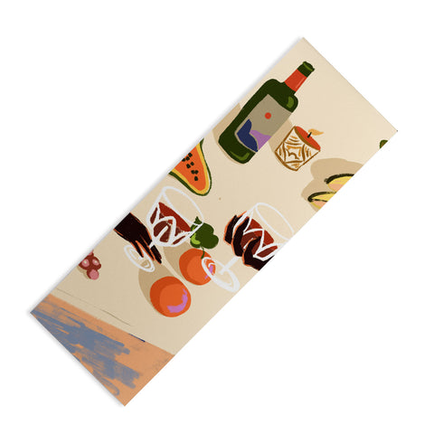 artyguava Cheers to You Yoga Mat