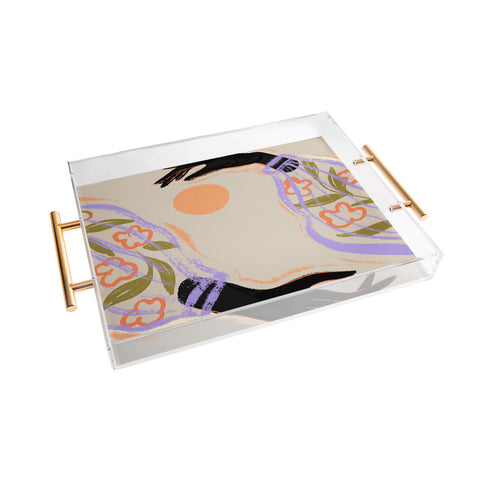 artyguava Embrace the Sun Acrylic Tray