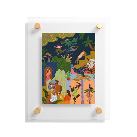 artyguava Fiesta I Floating Acrylic Print