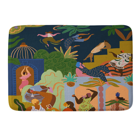 artyguava Fiesta I Memory Foam Bath Mat
