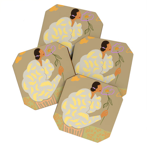 artyguava Flourish I Coaster Set