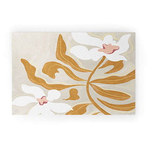 artyguava Flowers Flowers Flowers Welcome Mat
