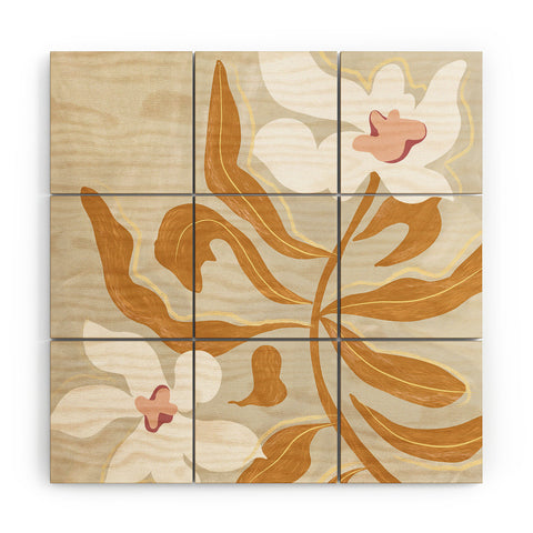 artyguava Flowers Flowers Flowers Wood Wall Mural