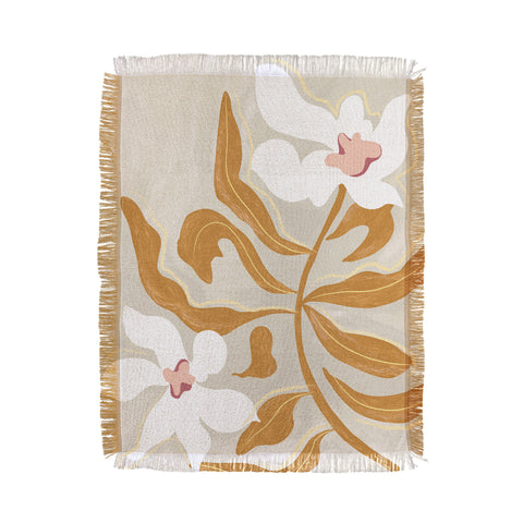 artyguava Flowers Flowers Flowers Throw Blanket