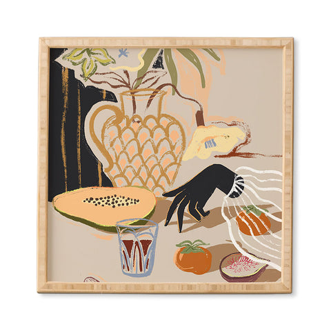 artyguava Fruitful Spread Framed Wall Art