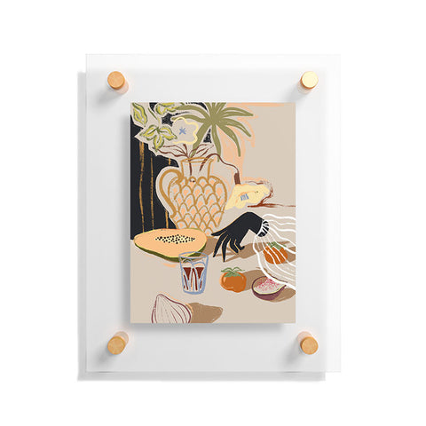 artyguava Fruitful Spread Floating Acrylic Print