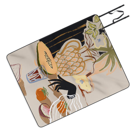 artyguava Fruitful Spread Picnic Blanket