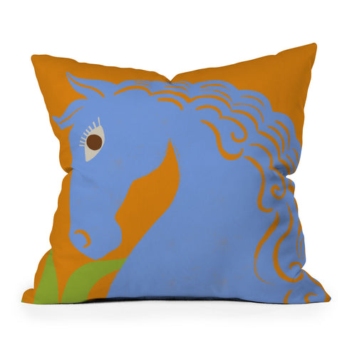 artyguava Good Hair Days Outdoor Throw Pillow