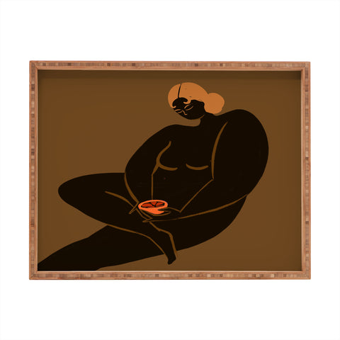 artyguava Gratefrul Rectangular Tray