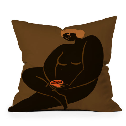 artyguava Gratefrul Outdoor Throw Pillow