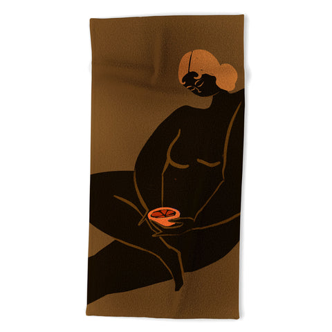 artyguava Gratefrul Beach Towel