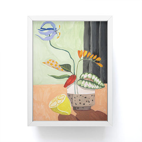 artyguava Ikebana Framed Mini Art Print