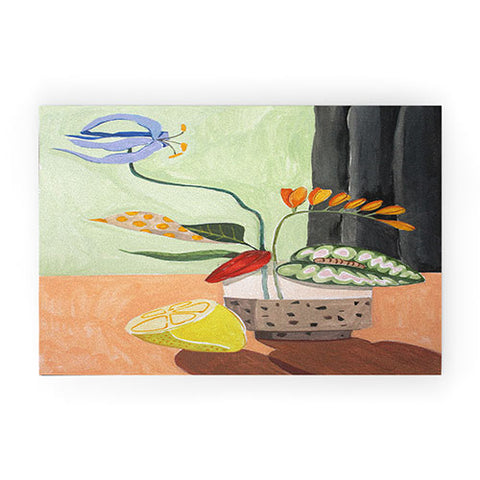 artyguava Ikebana Welcome Mat