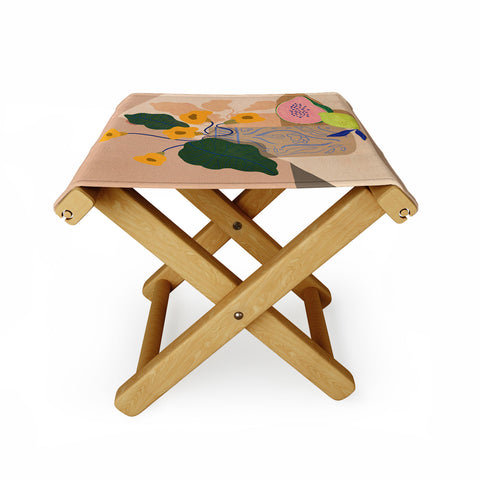 artyguava Lemon Papaya Folding Stool