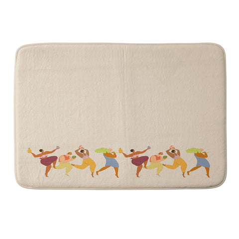 artyguava My Tribe Memory Foam Bath Mat