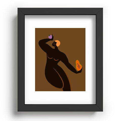 artyguava Papaya and Mangosteen Recessed Framing Rectangle