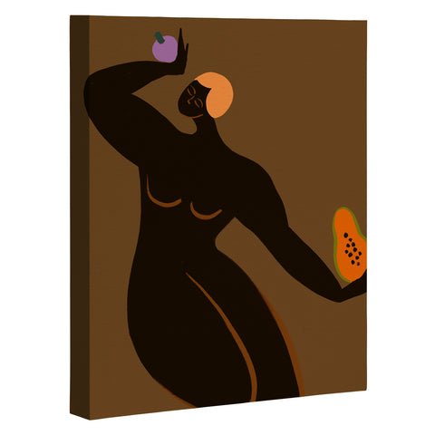 artyguava Papaya and Mangosteen Art Canvas