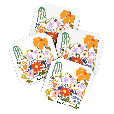 artyguava Secret Garden 2 Coaster Set