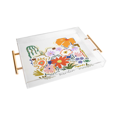 artyguava Secret Garden 2 Acrylic Tray