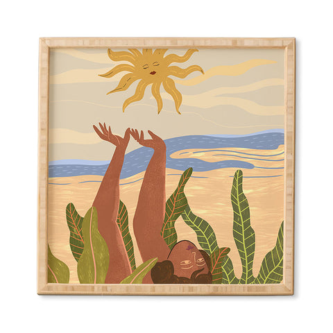artyguava Sun Salutation II Framed Wall Art