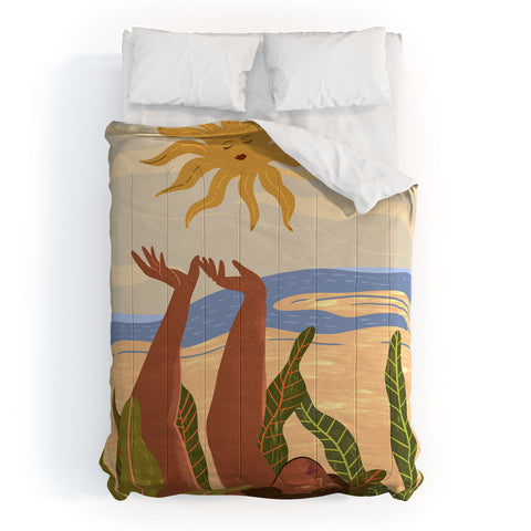 artyguava Sun Salutation II Comforter