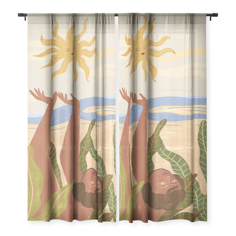 artyguava Sun Salutation II Sheer Non Repeat