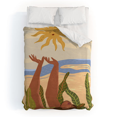 artyguava Sun Salutation II Duvet Cover
