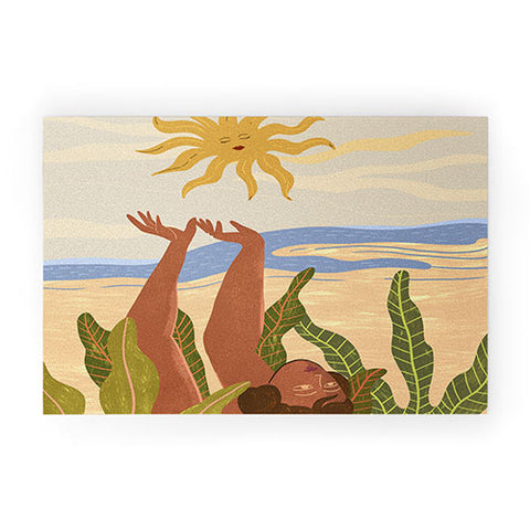artyguava Sun Salutation II Welcome Mat