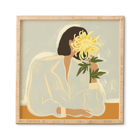 artyguava The Chrysanthemum Framed Wall Art