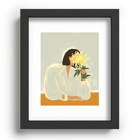 artyguava The Chrysanthemum Recessed Framing Rectangle