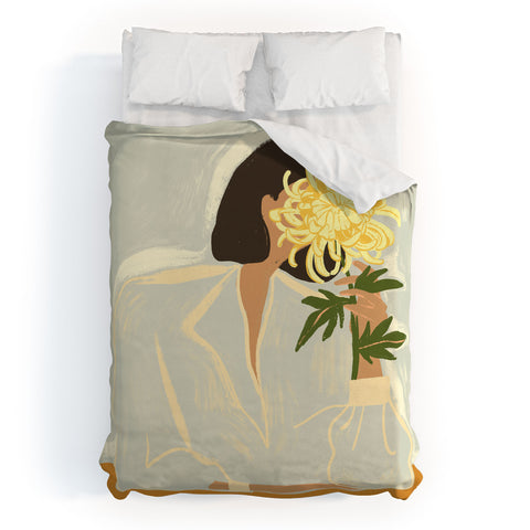 artyguava The Chrysanthemum Duvet Cover