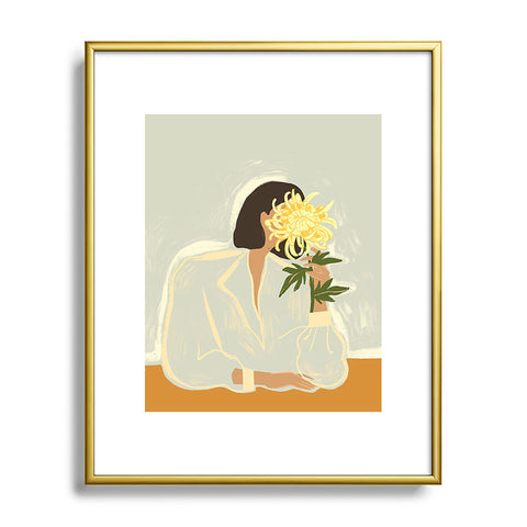 artyguava The Chrysanthemum Metal Framed Art Print