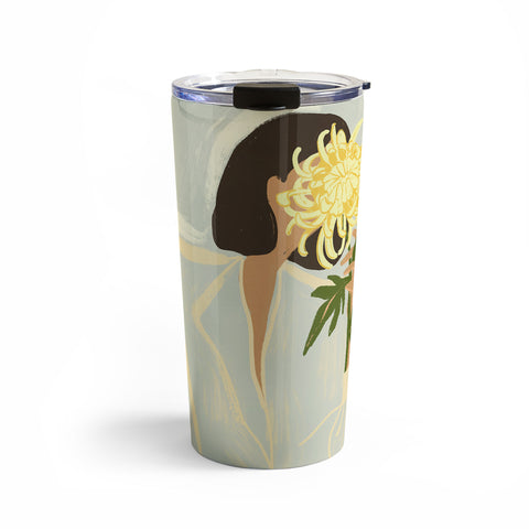 artyguava The Chrysanthemum Travel Mug