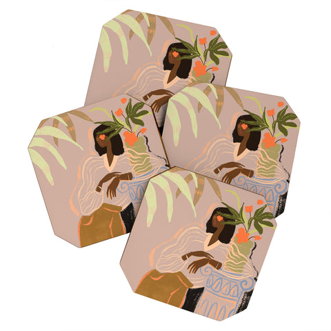 artyguava Waiting I Coaster Set