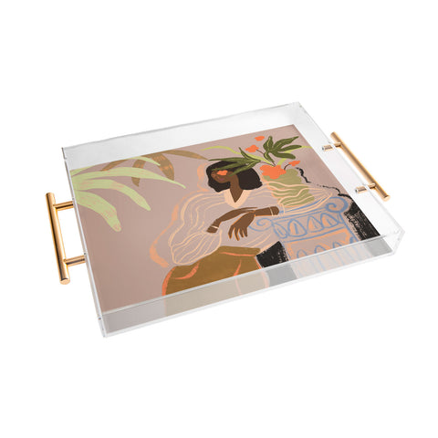 artyguava Waiting I Acrylic Tray