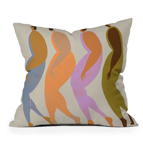 artyguava We the Giants Outdoor Throw Pillow