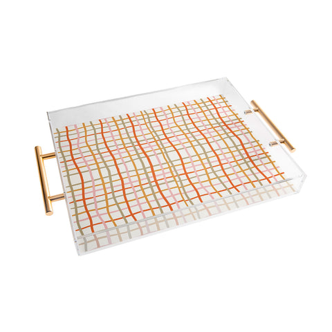 artyguava Weave Pattern Acrylic Tray