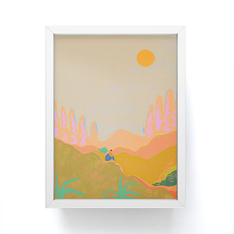 artyguava Wide Open Spaces I Framed Mini Art Print