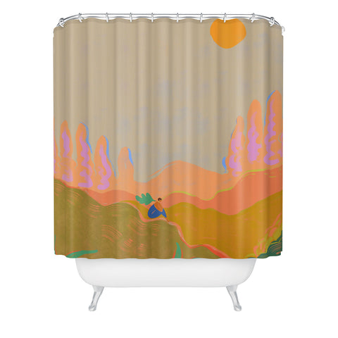 artyguava Wide Open Spaces I Shower Curtain