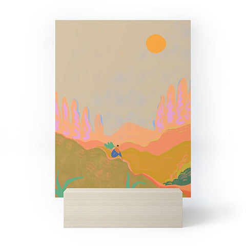 artyguava Wide Open Spaces I Mini Art Print