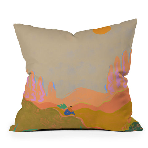 artyguava Wide Open Spaces I Outdoor Throw Pillow