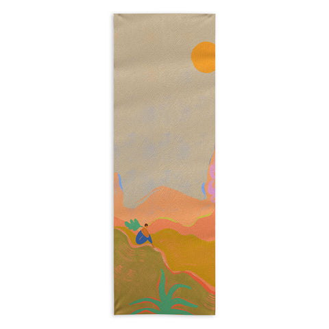 artyguava Wide Open Spaces I Yoga Towel